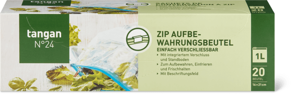 N 24 Sachets conservation zip