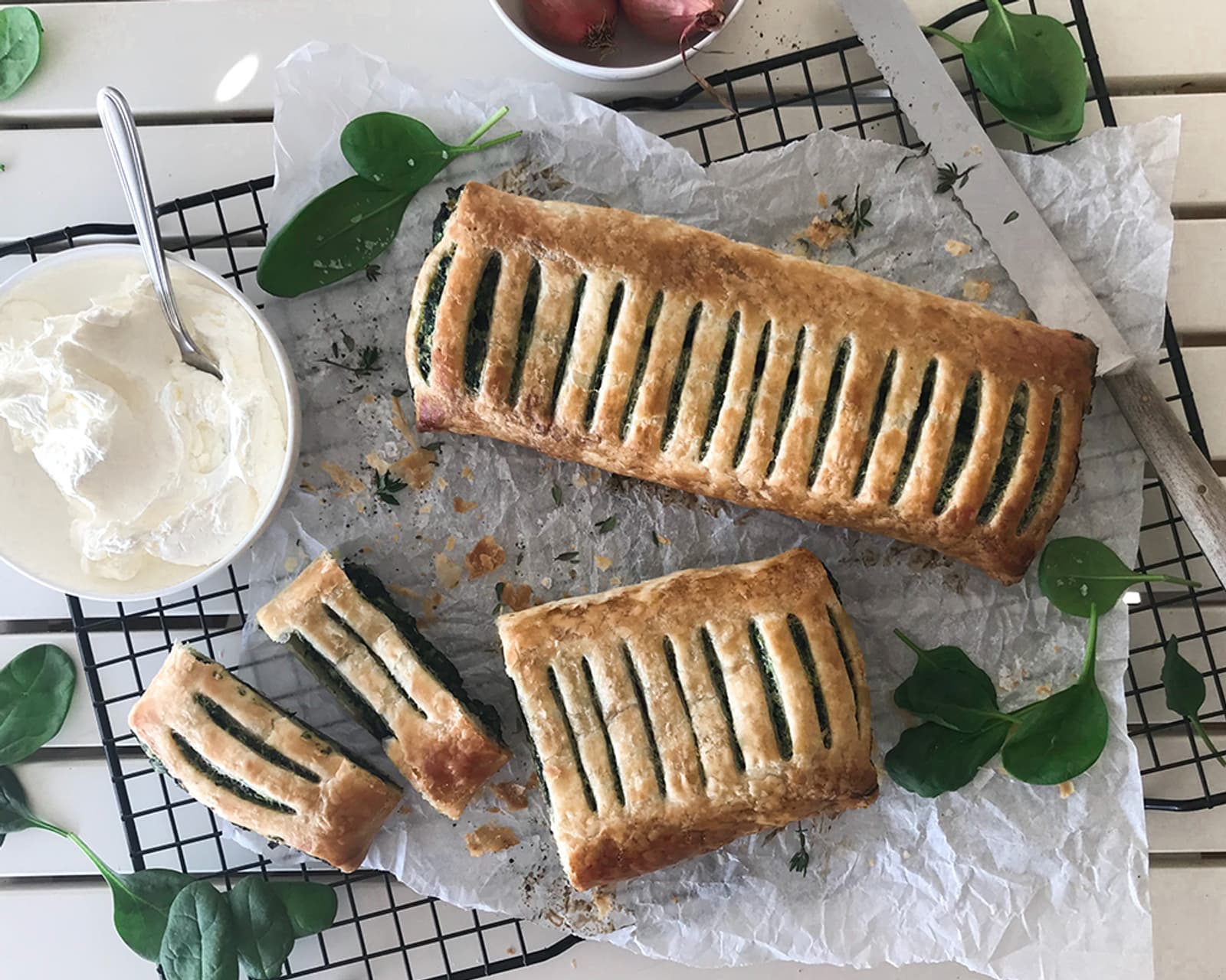 Spinatstrudel verbessert