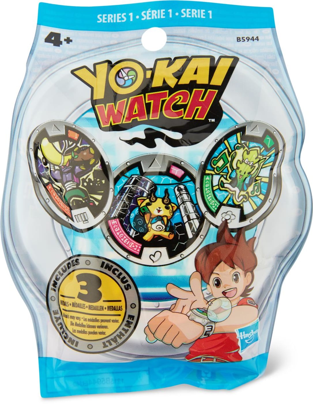 yo kai watch sachet mystere 3 medailles