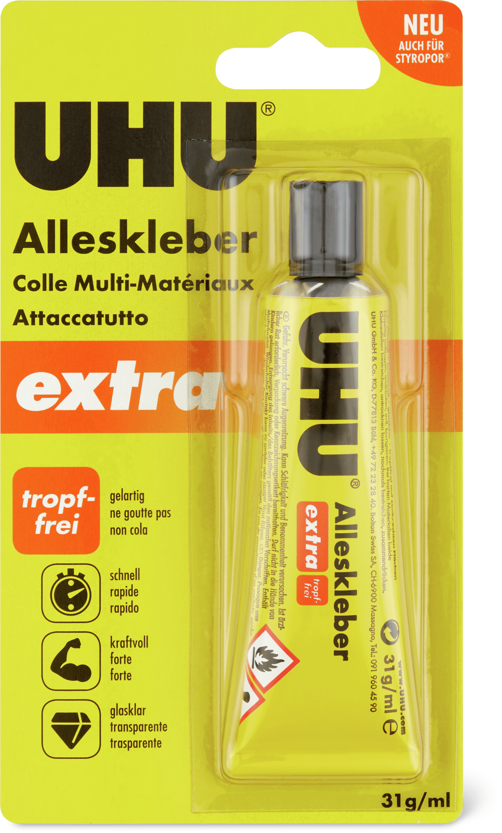 Uhu Alleskleber Extra, 31g/ml