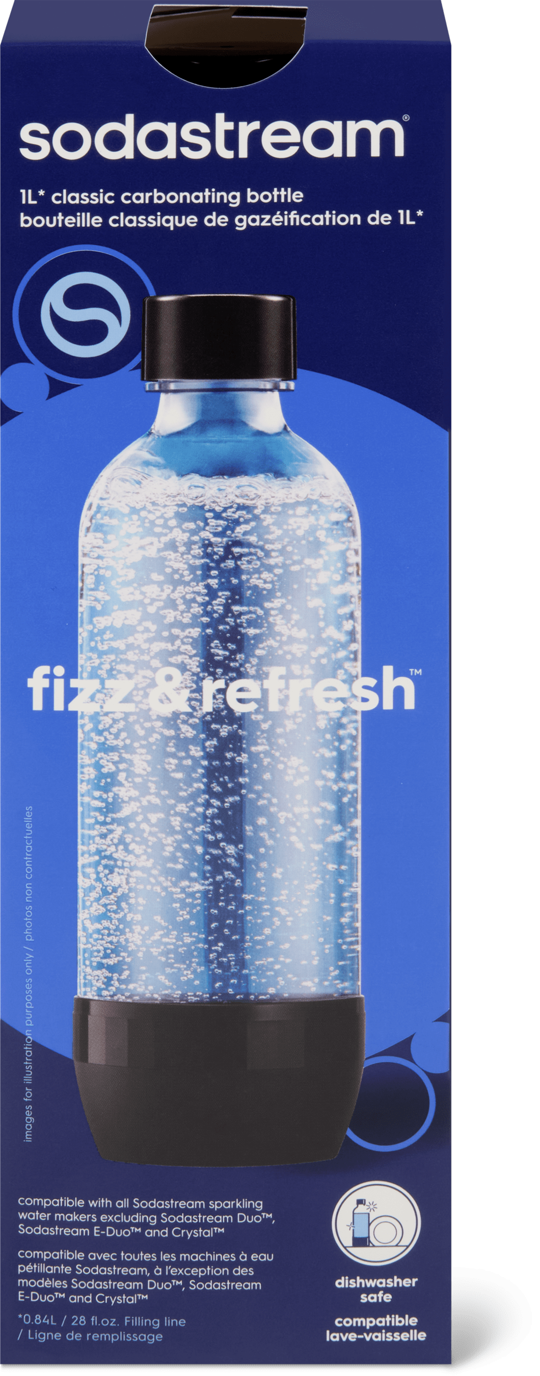 Soda Stream Wassersprudler Flasche Tritan 1 l