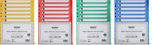 Migros Paper & Co. Répertoire PP 1-12
