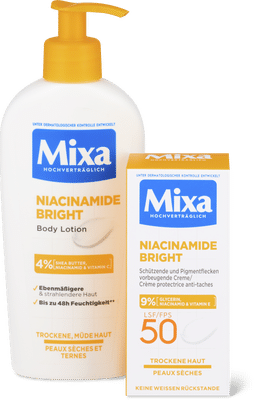 Mixa Lotion Niacinamide + Allzwe