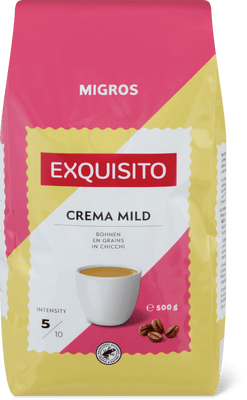 Migros Exquisito Bohnenkaffee Crema mild