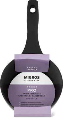 Kitchen & Co. Pro Pentolino Ø 16 cm, nero