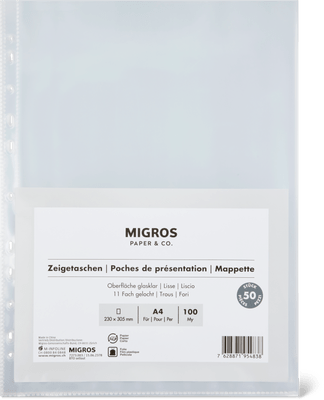 Migros Paper & Co. Pochettes 100 µm