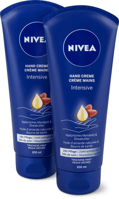 Nivea Crème pour les mains Intensive Care  Huile d'amande et beurre de karité