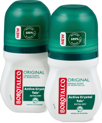 Borotalco Roll-on Deodorant, Original  48-Hour, Alcohol-Free