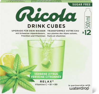Ricola Drink Cubes Verbene-Zitrus