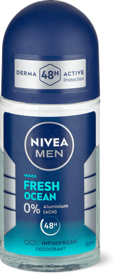 Nivea Men Deo Roll-on Fresh Ocean 0% Aluminium, 48h