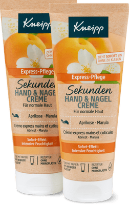Kneipp Crema mani e unghie Sekunden  Albicocca