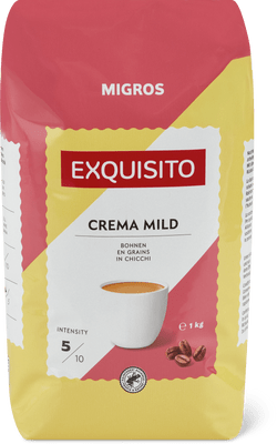 Migros Exquisito Caffè in chicchi Crema mild