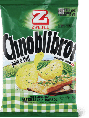 Zweifel Original Chips pain à l’ail