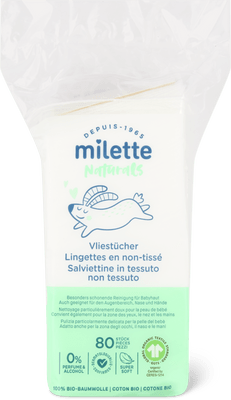 Milette Baby Care Naturals Lingettes en non-tissé