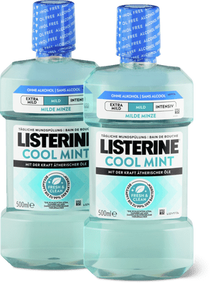 Listerine Bain de bouche Cool Mint Goût doux