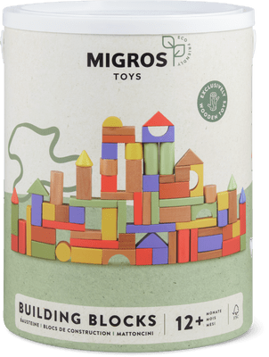 Migros Toys Blocs de construction en bois