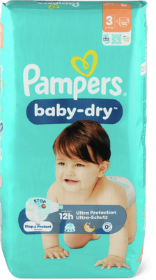 Pampers Baby Dry Couches Taille 3, 6-10 kg