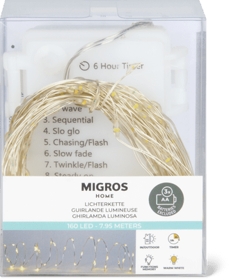 Filo luminoso 160 LED