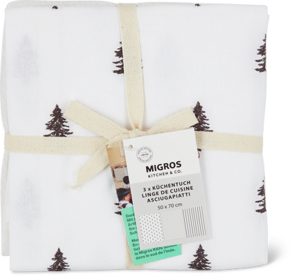 Migros Kitchen & Co. Asciugapiatti abete bianchi