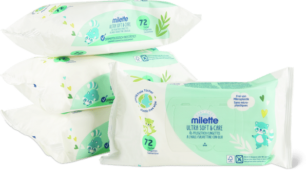 Milette Oil care wipes