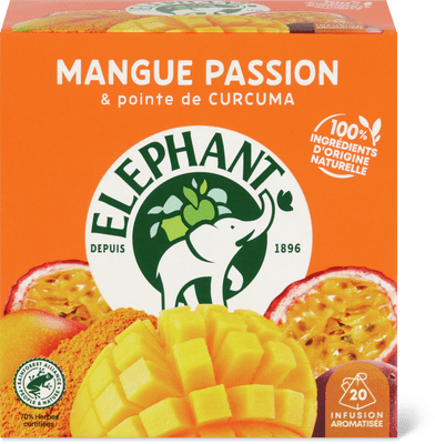 Elephant  Infusion aux fruits  Mangue, fruit de la passion