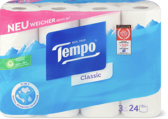 Tempo Tempo Classic Toilettenpapier 24x