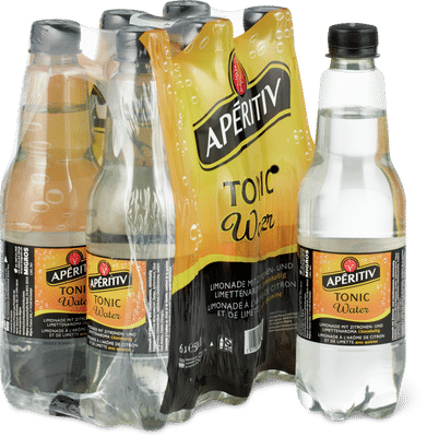 Apéritiv Tonic Water Limonade mit Zitronen und Limettenaroma, chininhaltig