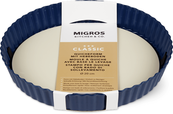 Stampo classico per quiche con fondo estraibile Ø 20 cm