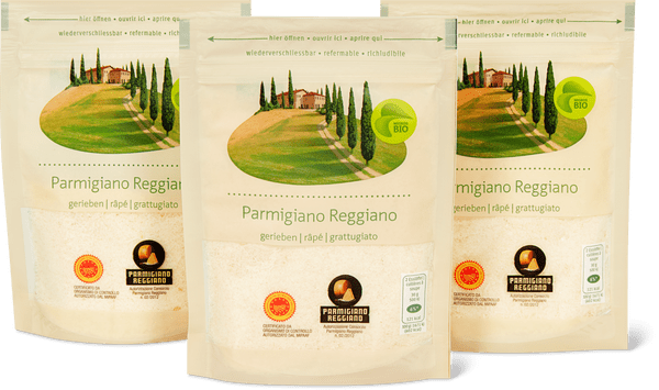 Bio Parmigiano reggiano grattugiato