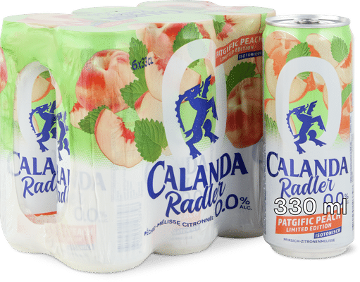 Calanda Radler Peach alkoholfrei