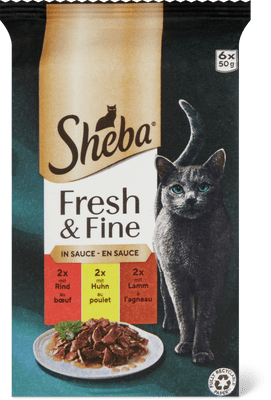 Sheba Fresh & Fine In salsa con manzo e pollo