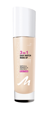 Manhattan 3 In 1 Easy Match Make-up 28 Ivory