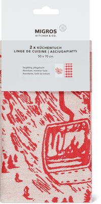 Migros Kitchen & Co. Asciugapiatti jacquard