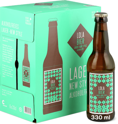 Lola New Style Lager 6x330ml Alcohol-Free