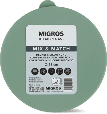 Migros Kitchen & Co. Deckel Silikon rund, ⌀ 13.5cm