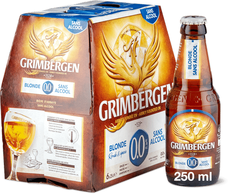 Grimbergen Blonde 0.0% sans alcool