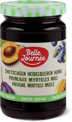 Belle Journée Limited Edition Konfitüre Zwetschgen Heidelbeere Honig