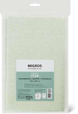 Kitchen & Co. Papiertischdecke Grün, 1.6x2.2m