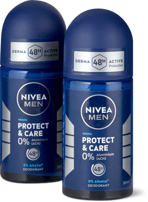 Nivea Men Deo Roll-on Protect & Care  0% Aluminium, 0% Alkohol, 48h