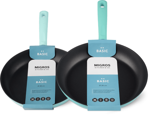 Migros Kitchen & Co. Frying Pan Flat, Ø 28cm