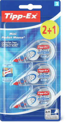 Bic Mini Pocket Mouse Tipp-Ex 2 + 1