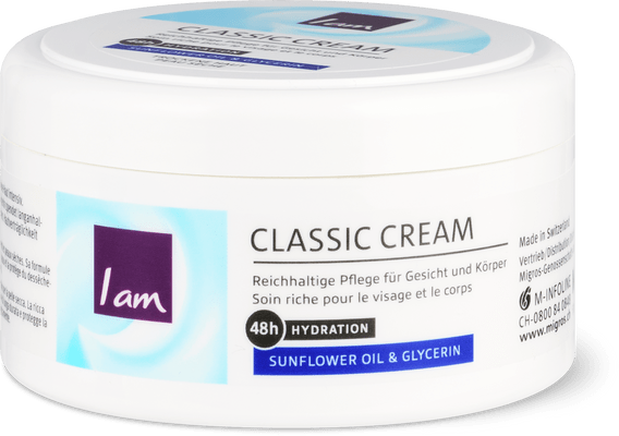 I am Classic Cream Olio di girasole, glicerina