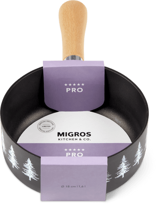 Kitchen & Co. Caquelon Ø 18 cm, nero