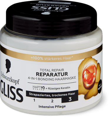 Gliss Total Repair Maske strapaziertes, trockenes Haar