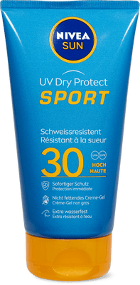 Nivea Sun UV dry protect Sport Sonnenschutz-Lotion LSF 30, extra wasserfest