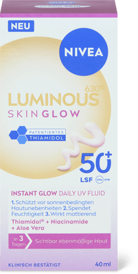 Nivea Luminous Skin Glow Instant Daily Fluid LSF50