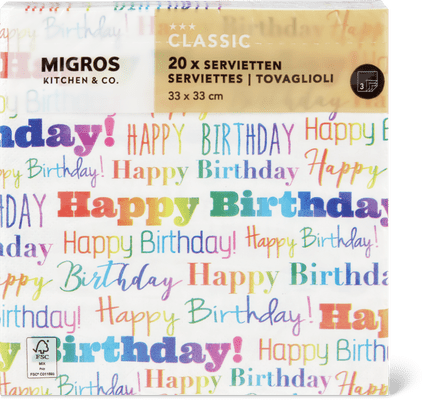 Migros Kitchen & Co. Tovaglioli di carta