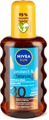 Nivea Olio solare spray IP 30, resistente all'acqua