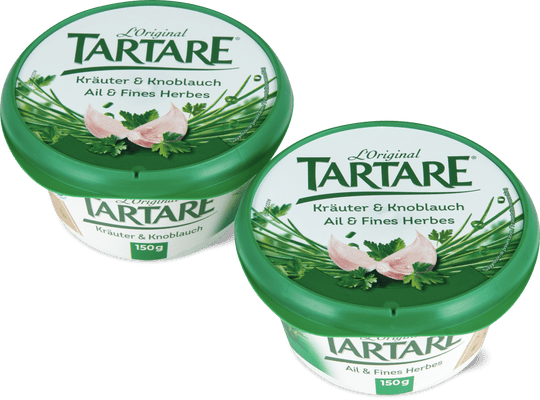 Tartare Formaggio fresco erbe aromatiche & aglio