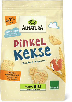 Alnatura Bio Biscotti di spelta a forma di animali a partire da 1 anno